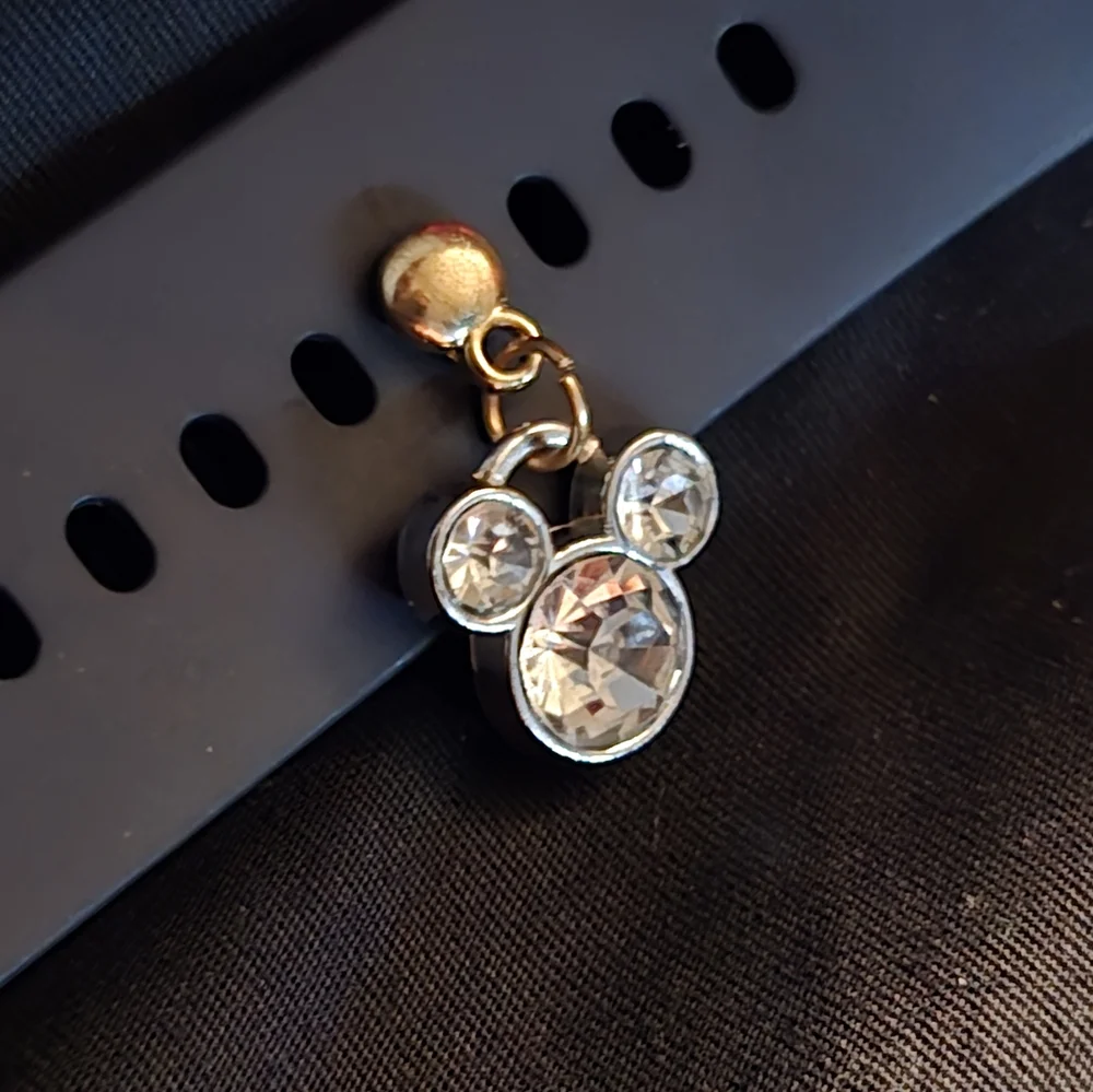 NEW Minnie Mouse Mirrored Phone Grip & Smart Watch Charm